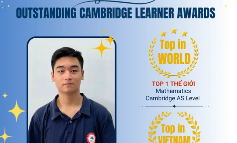 Nam sinh đạt điểm cao nhất thế giới môn Toán AS Level